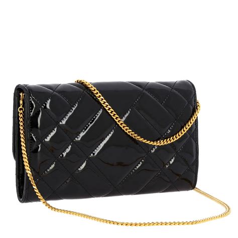 versace vintage patent leather hand shoulder bag|Versace shoulder bag women's.